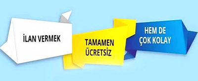 Ücretsiz İlan Ver!